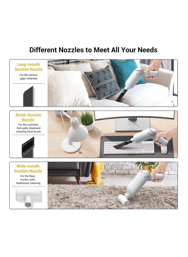 Handheld Vacuum Cleaner - 2x2000 mAh