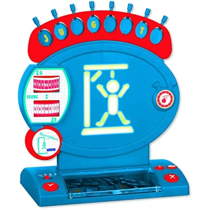 Electronic Hangman Game - Spelling and Vocabulary Light and Sound Effects