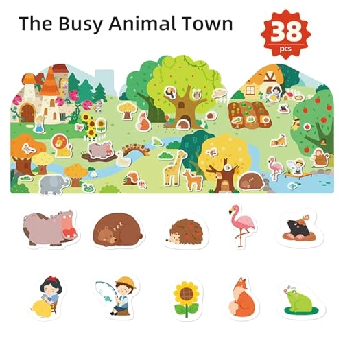 Animal Town Reusable Sticker Pad