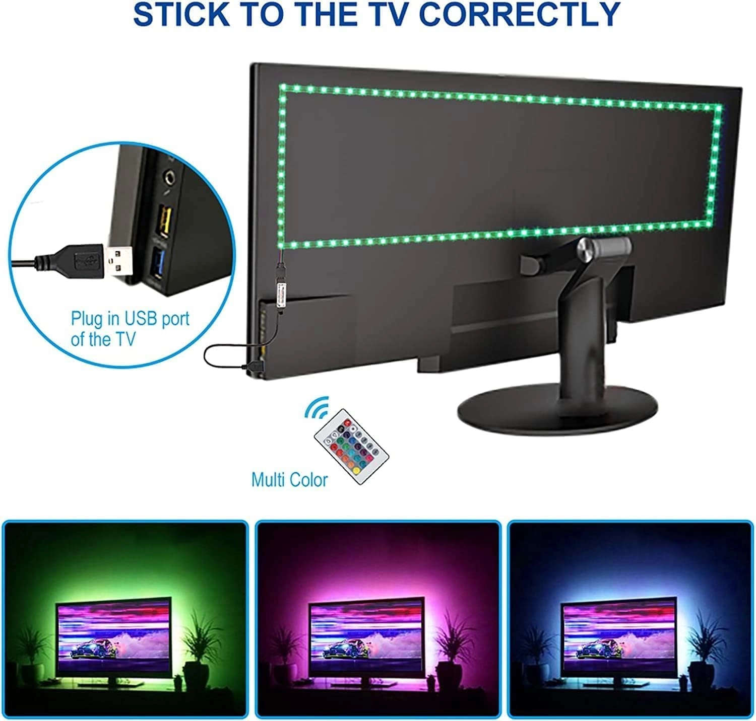 RGB LED Strip Light - 2 Meter