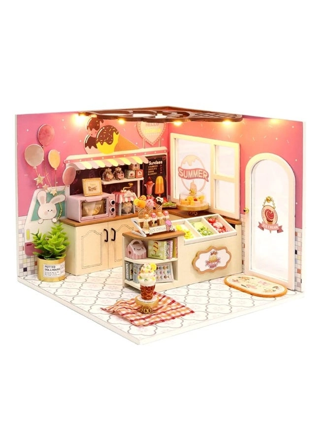 Dollhouse Miniature DIY House Kit - Creative Room 1:100