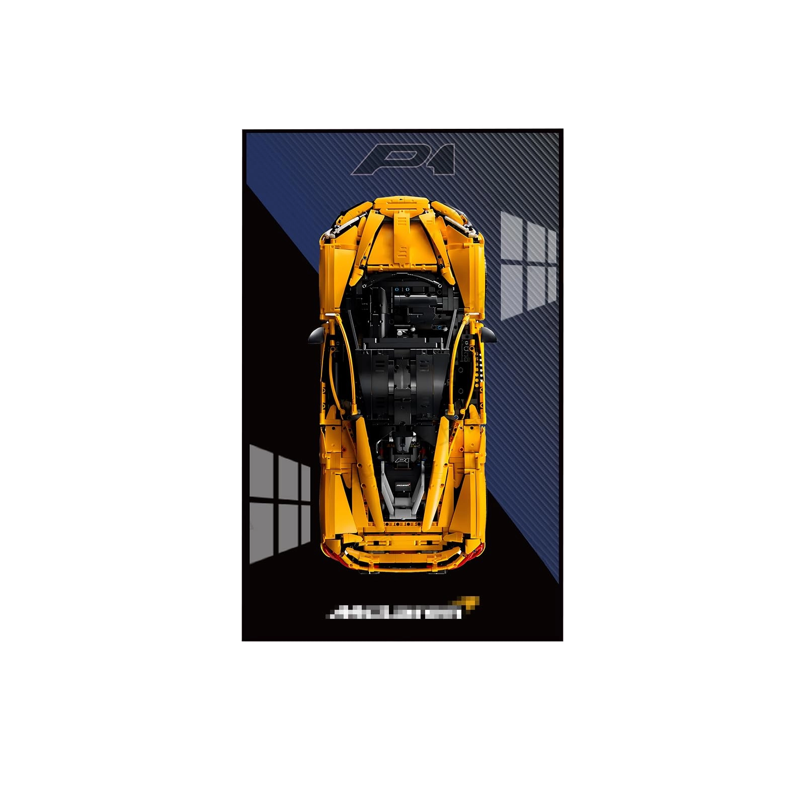 LEGO Technic McLaren P1 (42172) - 50 x 80 cm Wall Whiteboard Style B