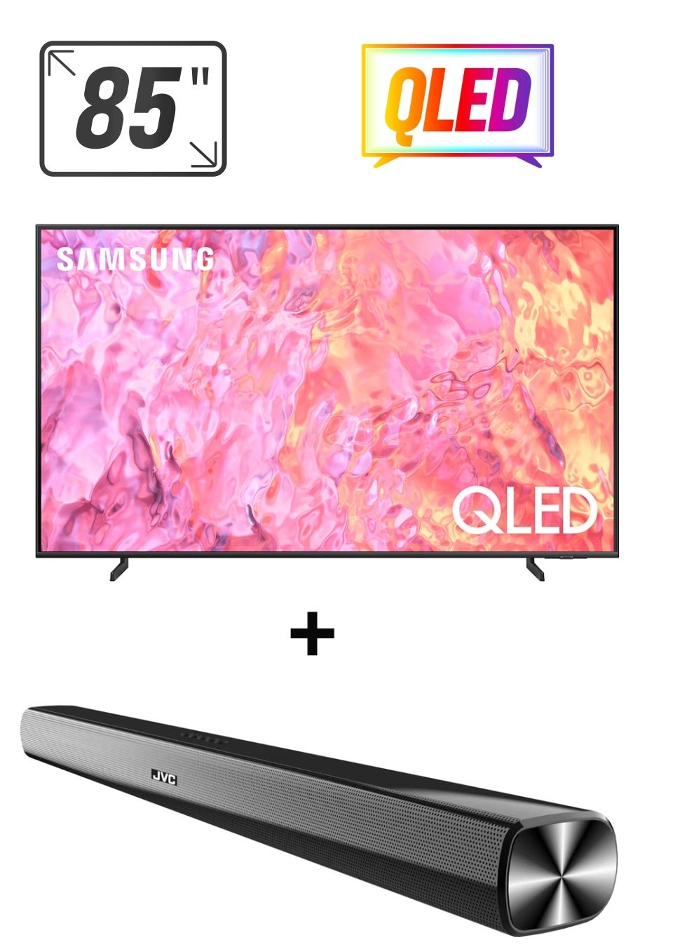 Samsung QA85Q60CAUXZN + TH-N322B