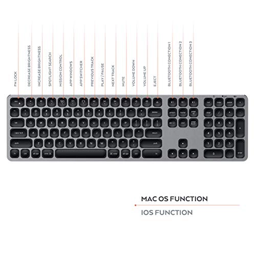 Aluminum Bluetooth Keyboard - EN Wired/Wireless