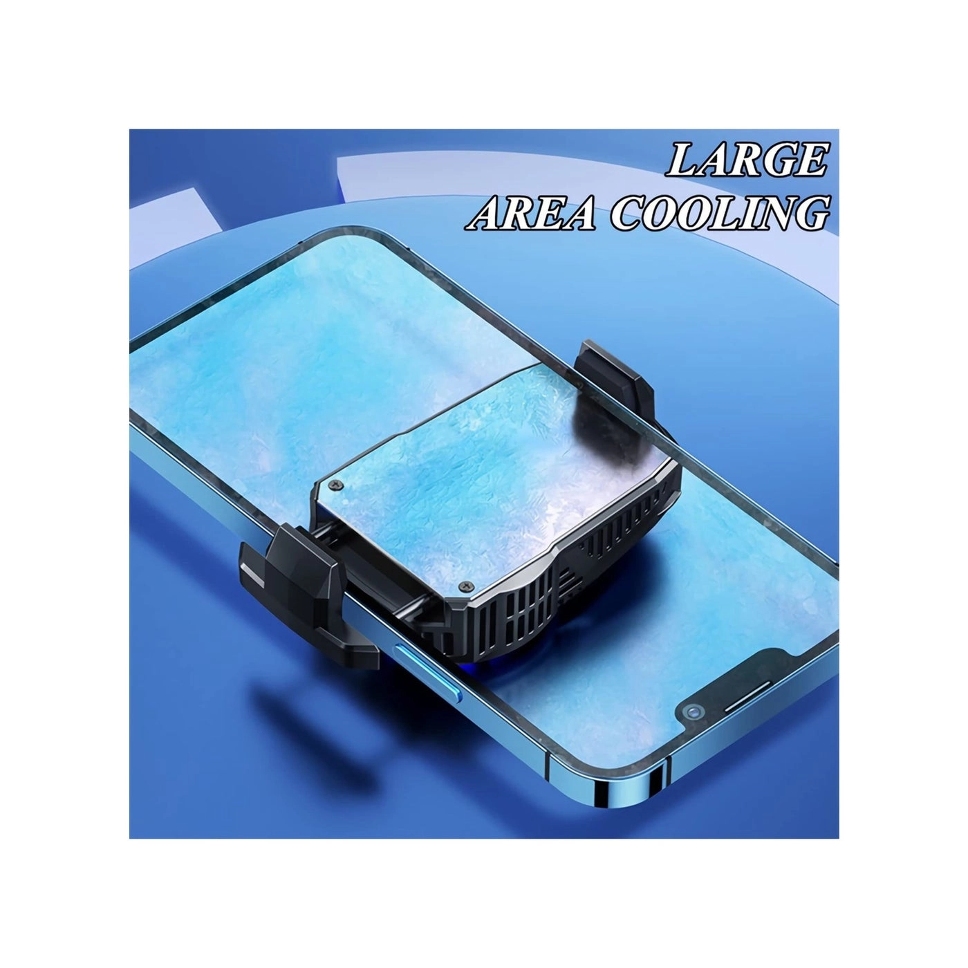 Phone Cooler - Cooling Fan LED Display USB Powered