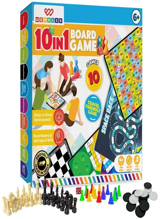 Wembley Chess + Ludo + Checkers + Nine Men's Morris