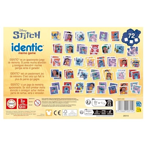 Identic Stitch - 3 years and up 72 pieces