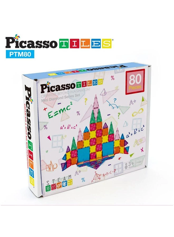 Magnetic Mini Diamond Tiles - 80 pcs