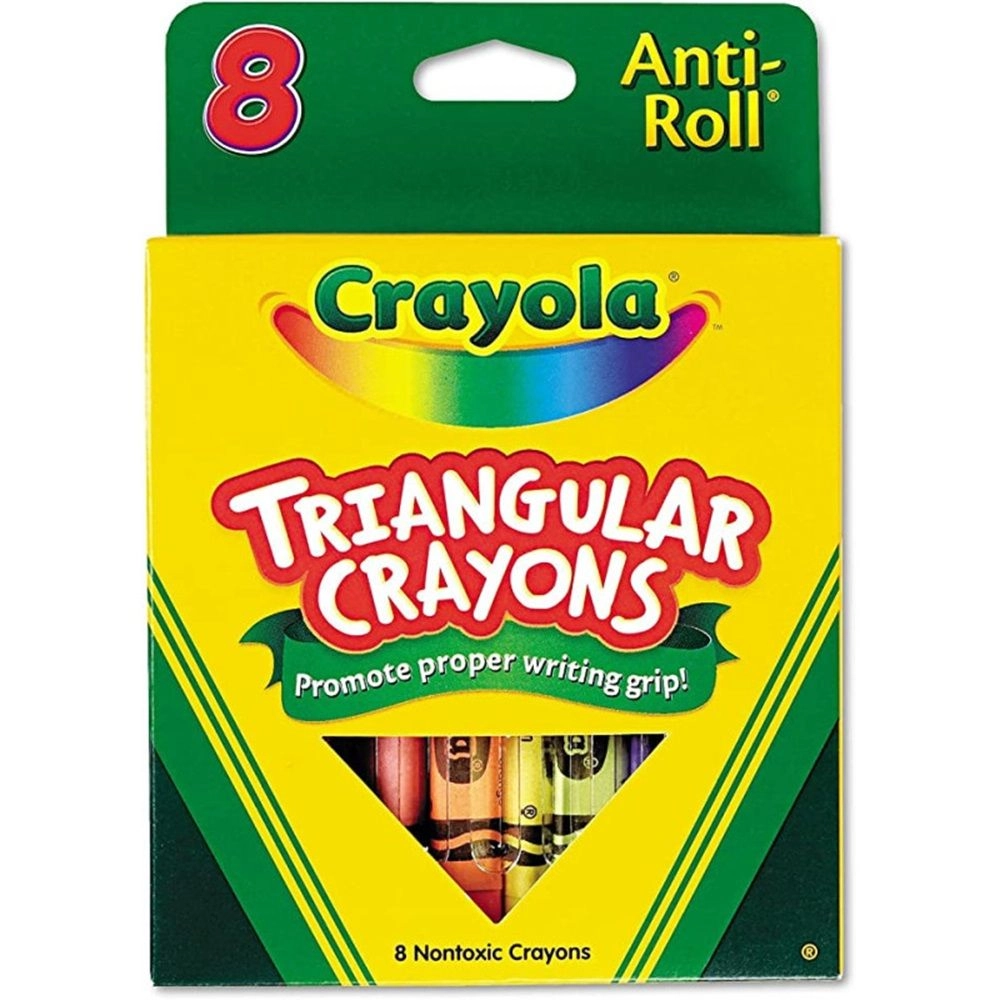 Triangular Crayons - 8 piece(s)