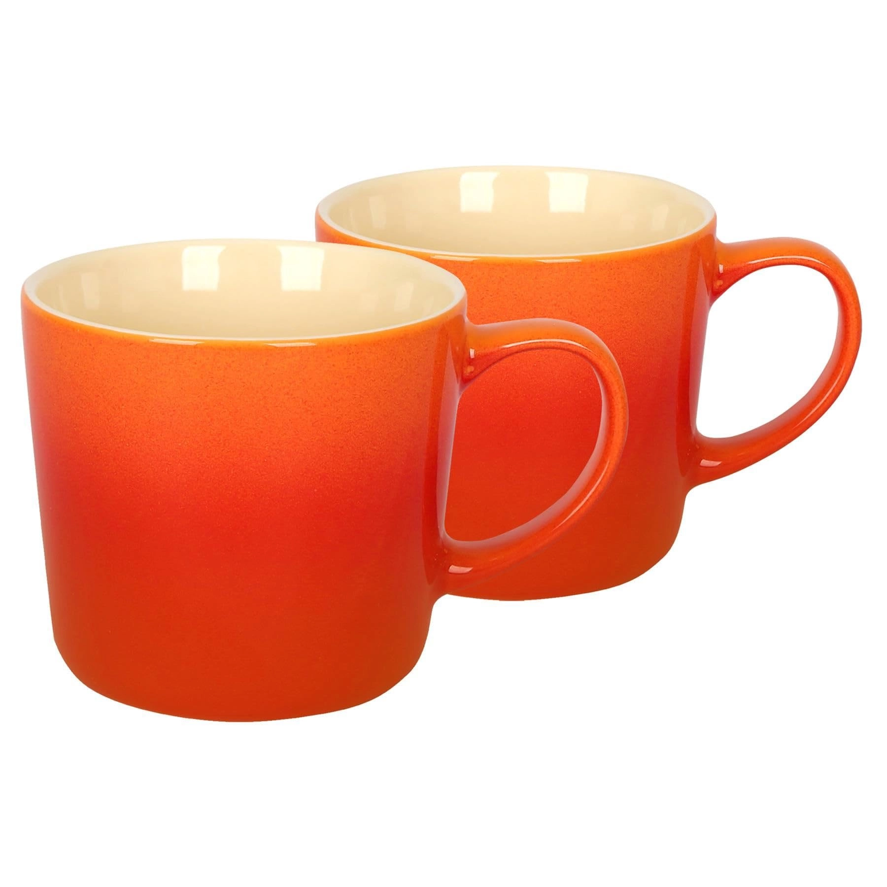 Argon Tableware Orange Ombre Coffee Mug - 2 pcs - 330 ml