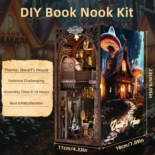Book Nook - DIY Set 3d Wood