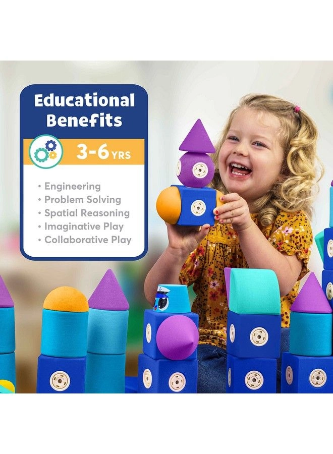 Magnetic Foam Building Blocks - Construction 17 pcs