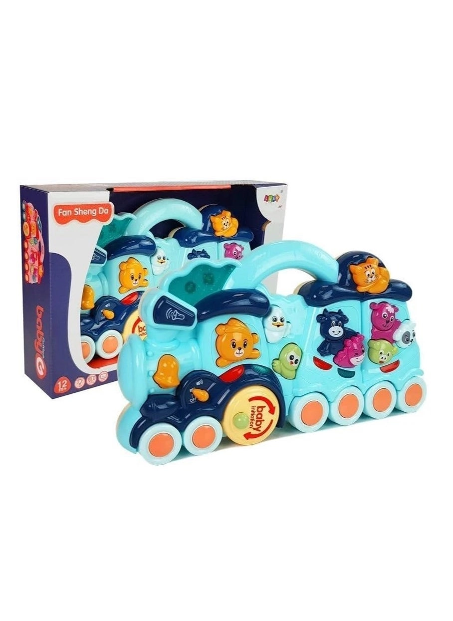 Musical Animal Train Toy - 12 months and above