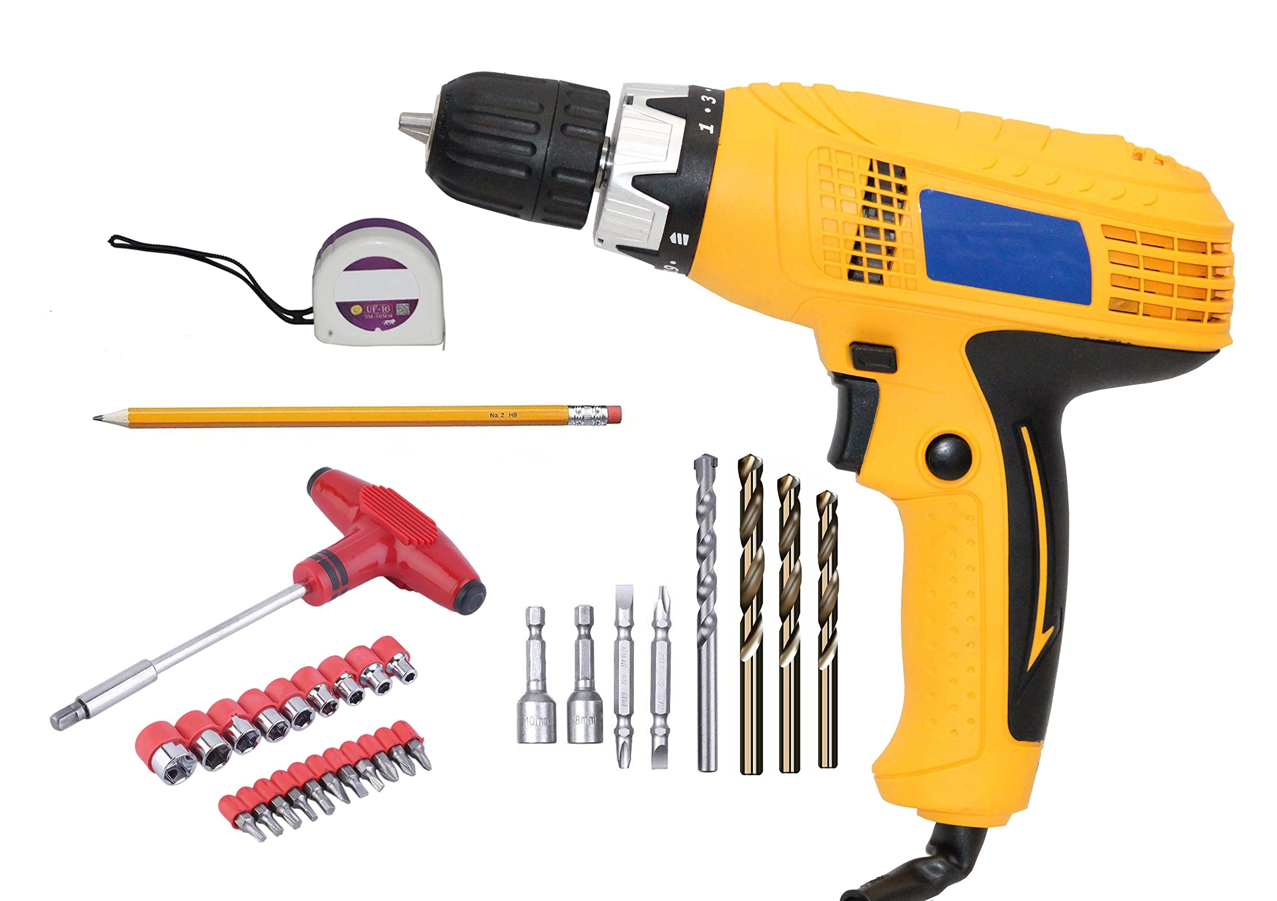 Electric Reversible Screw Driver Drill Machine