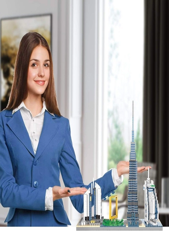 Dubai Skyline - Architecture Building Blocks Collectible Model Kit