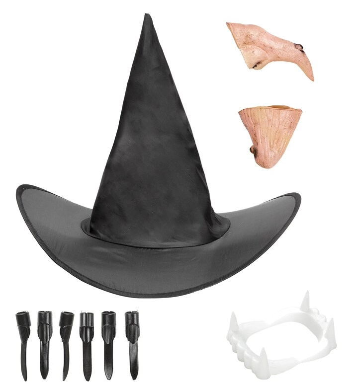 WIDMANN Witch Dress-Up Set - Multicolor