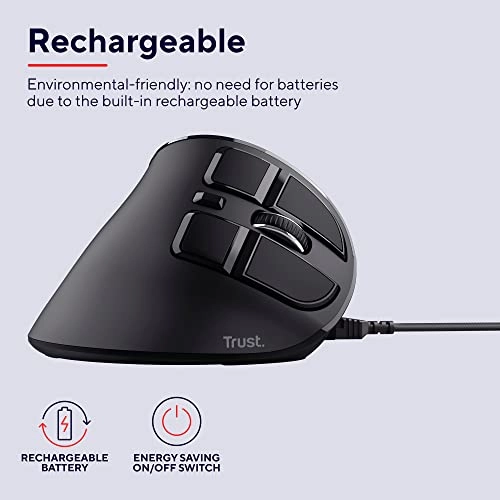 Voxx Vertical Ergonomic Mouse - Wireless
