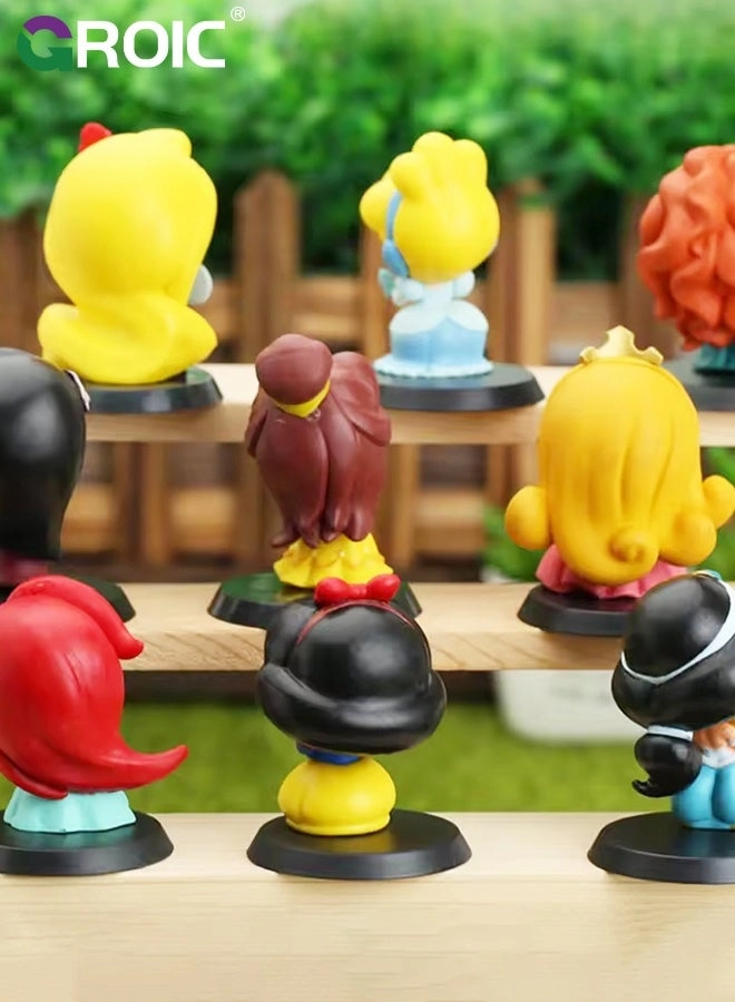 Princess Action Figure Set - 9 Pcs Birthday