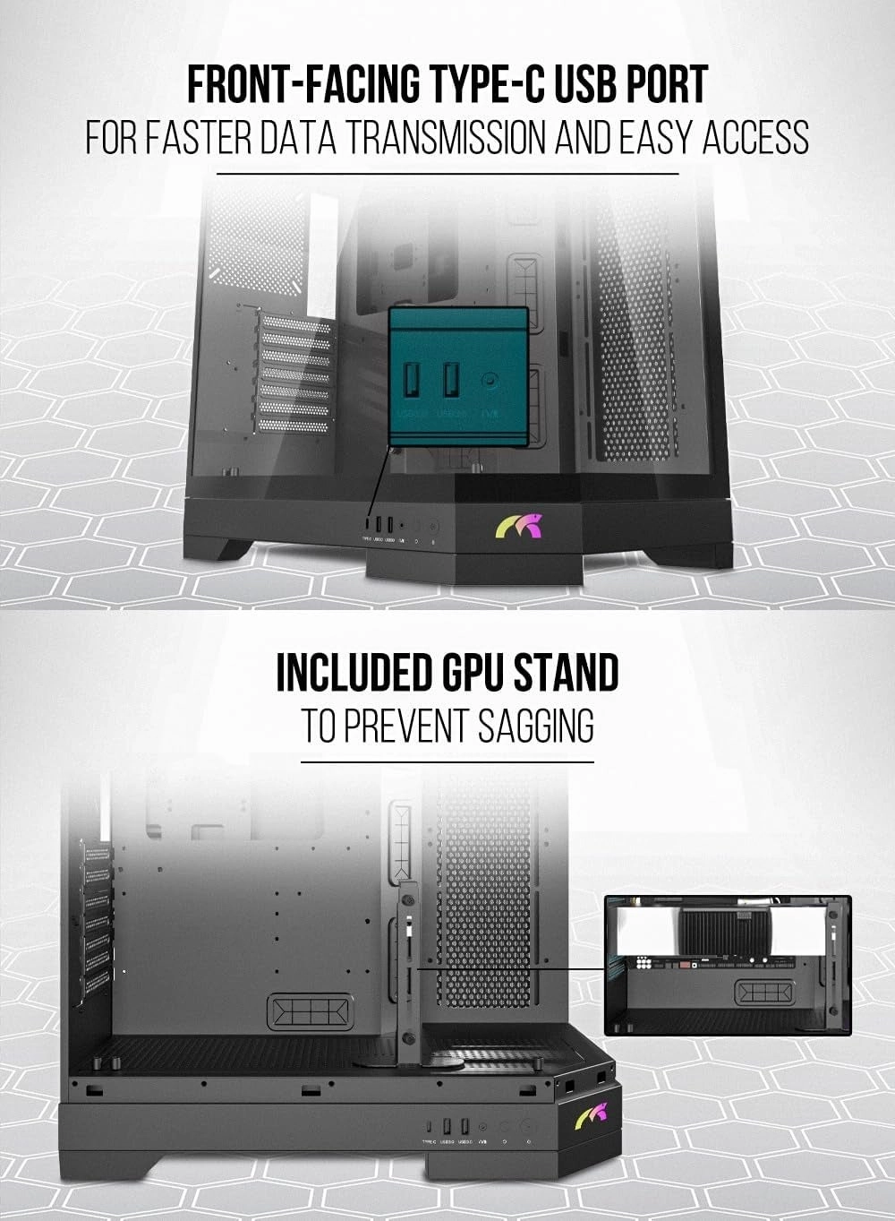 PRISM - Triple Glass Panel Mid Tower