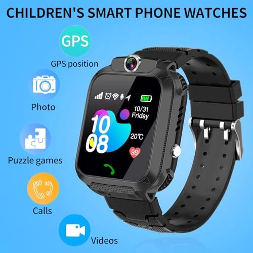 Kids GPS Watch - 2G SOS 7-Day Battery