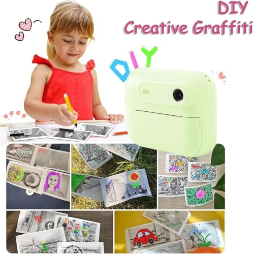 Instant Cartoon Camera - 48MP 1080P