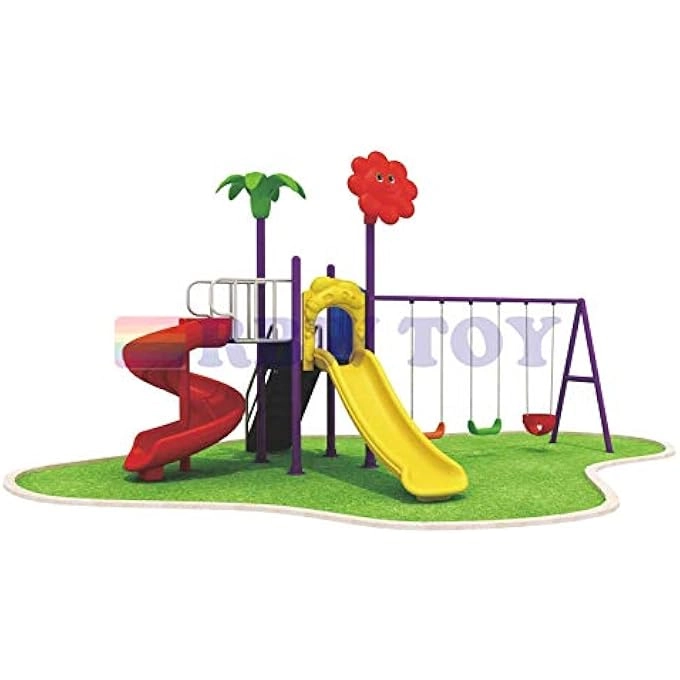 RW-12045 - KIDS OUTDOOR ADVENTURE PLAYSET PLAY-GROUND TOYS 630X400X330CM
