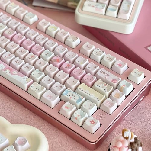 Mao Height Cat Shape Theme keycaps - NO