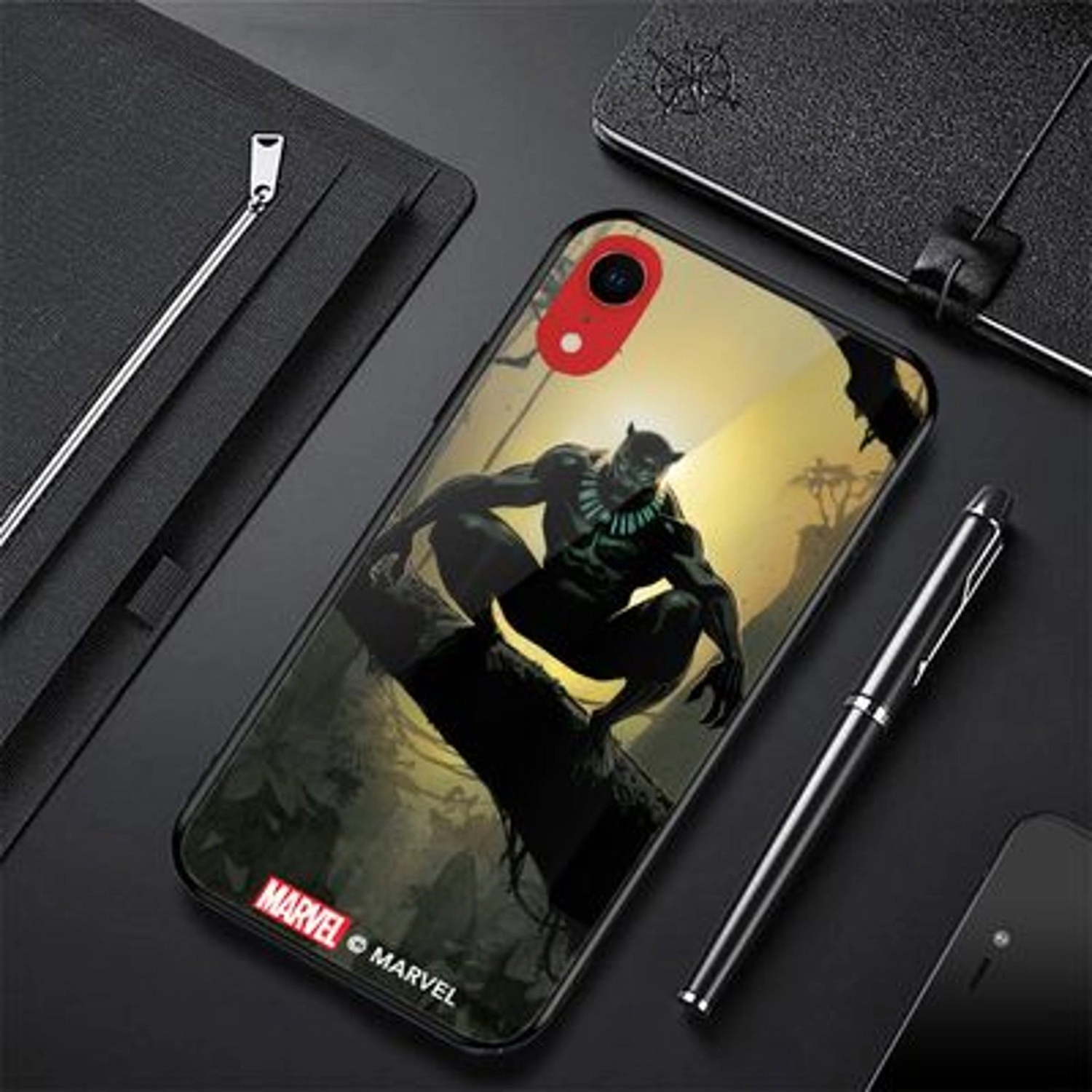 The King Of Wakanda iPhone XR Cover - TPU Bumper Case + Tempered Glass Back Back Case