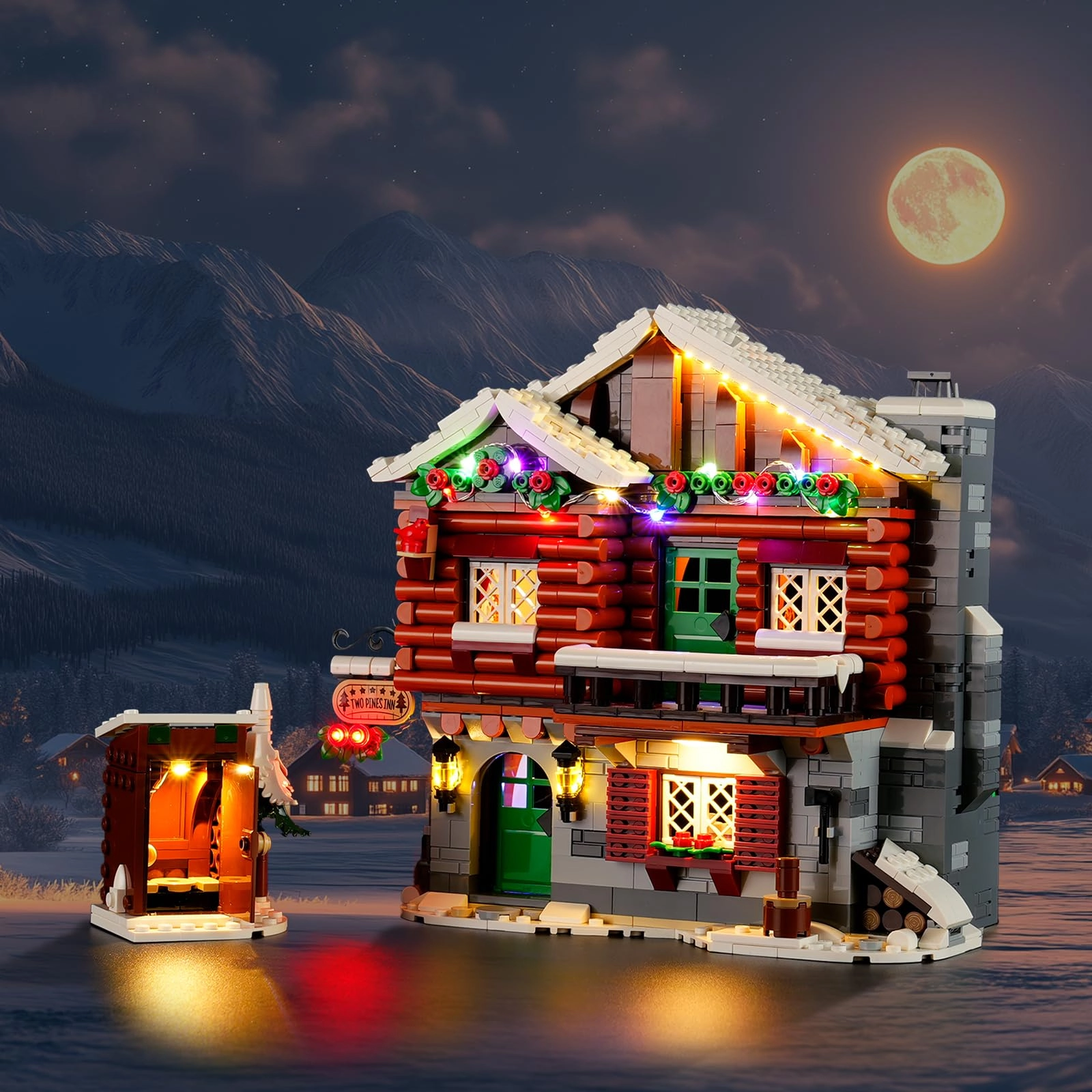 BRIKSMAX Light Kit - Plastic LEGO Alpine Lodge 1
