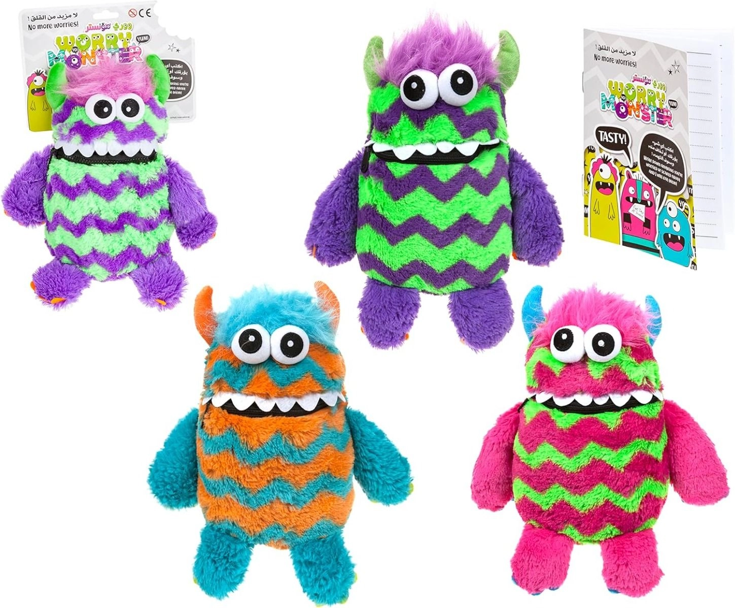 Worry Monster PMS - Soft Plush Toy 9 Inch