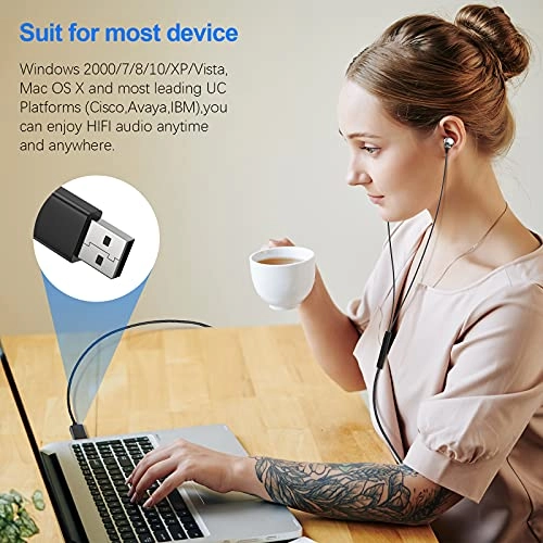 USB Computer Headphones - Wired Headset