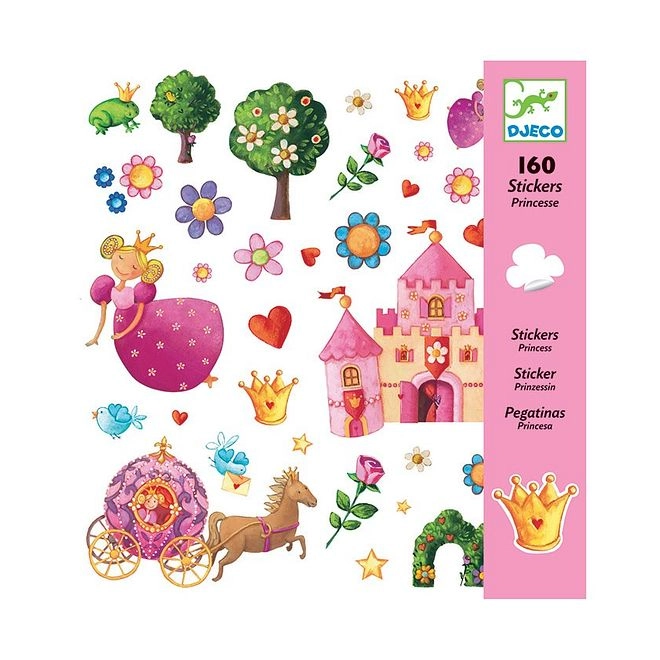 Princess Marguerite Sticker Book Pink 160 pcs