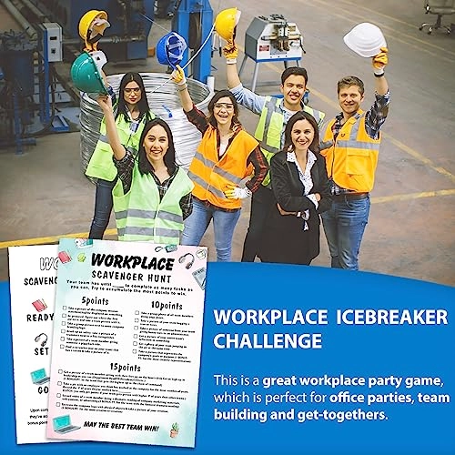 Work Party Photo Scavenger Hunt - Adult 15 cards