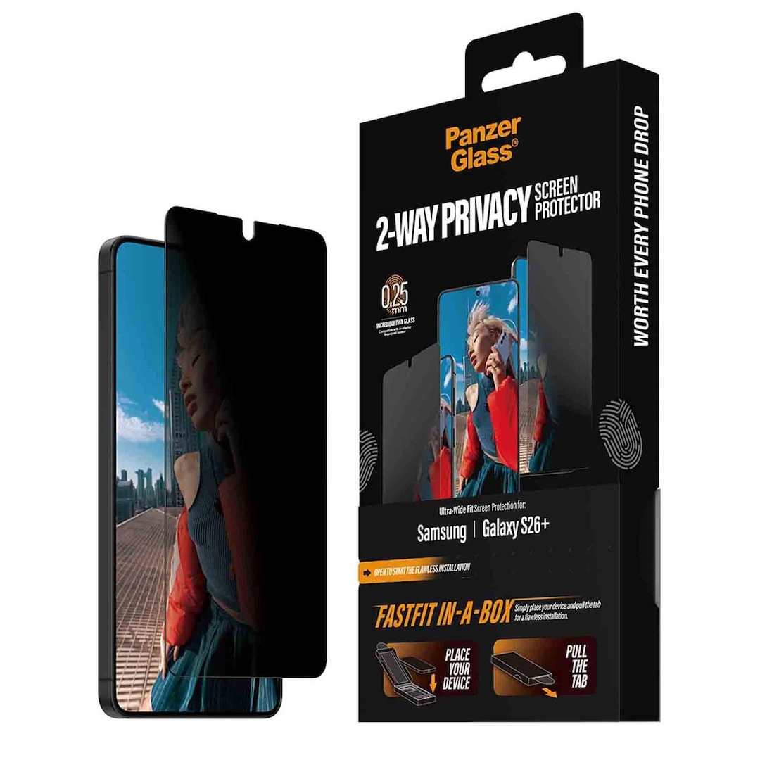 PanzerGlass Clear Ultra-Wide Fit Screen Protector for iPhone 17 Pro Max