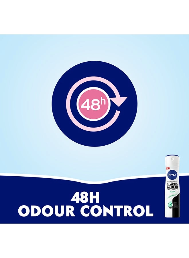 Invisible Black & White Clean - 150 gram