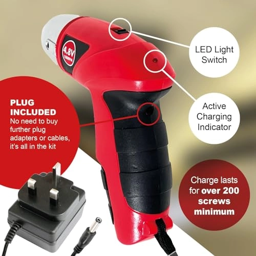 Cordless Screwdriver Set - 300mAh