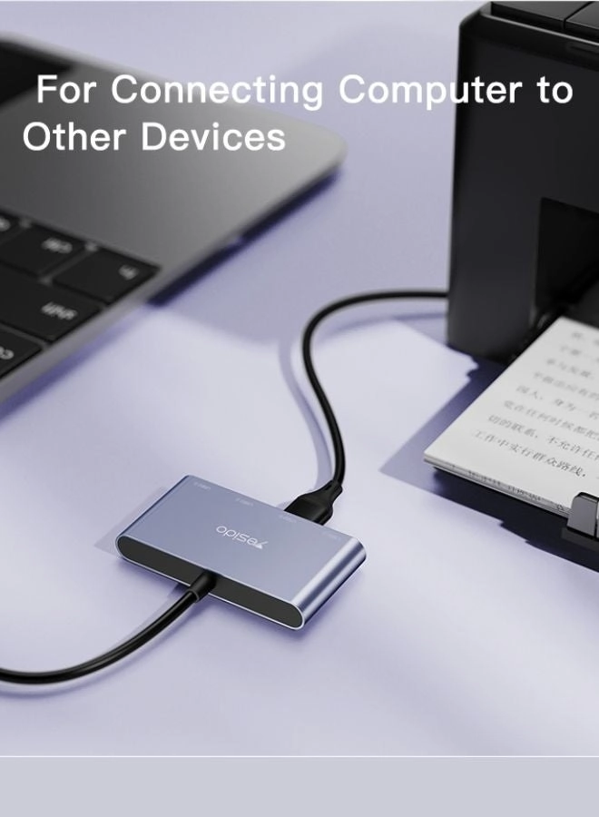 4-Port USB Hub Adapter - Wired