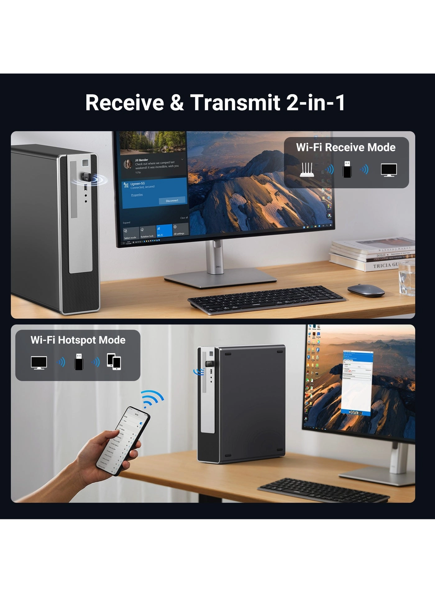 AX900 - 2.4Ghz & 5Ghz USB WiFi 6