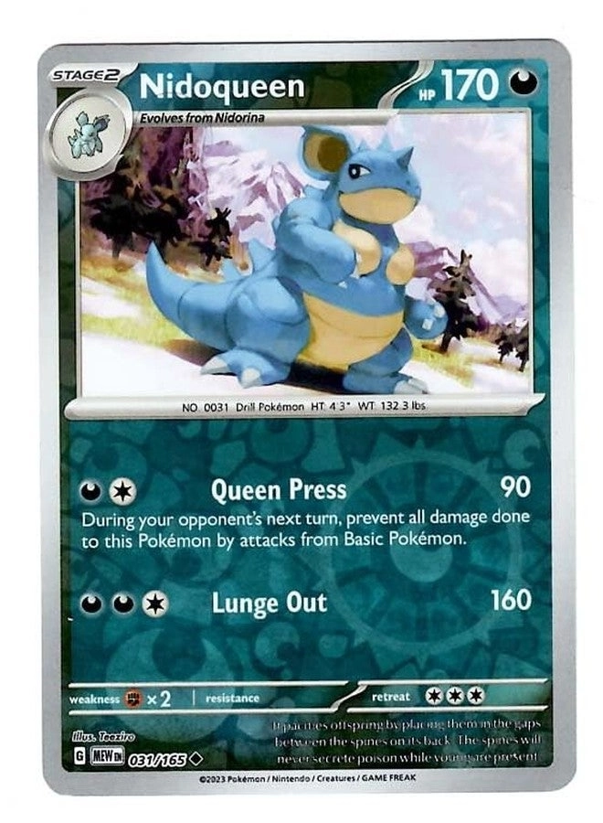 Pokémon Nidoqueen 031/165