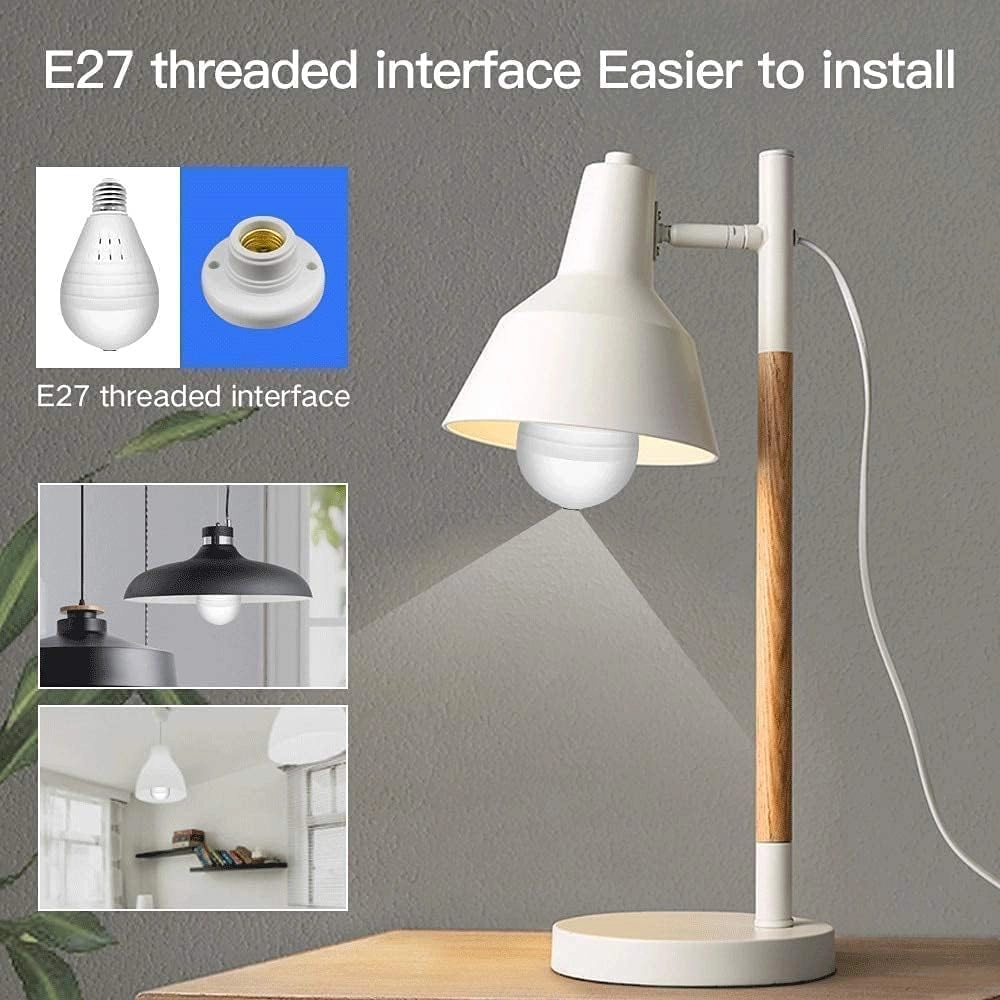 Bulb Home Security Camera 1080P