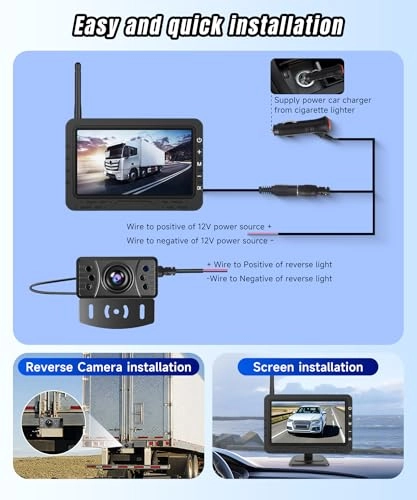 Wireless Reversing Camera - Night Vision Wireless 720P