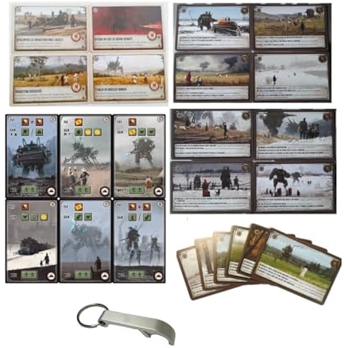 rayihni SCYTHE TARGET CARDS - 13-18 + MEETINGS - 29-42 + FACTORIES - 24-27 + DECAP - GOODIES PACK