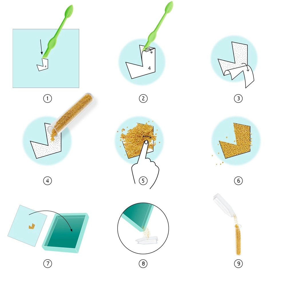 Artistic Beads - 4 Cards 6 Tubes