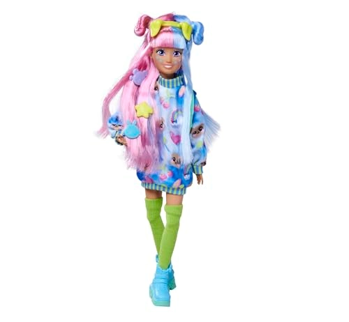 Mia Dressing Doll - 26 cm Pink and blue Ages 4+