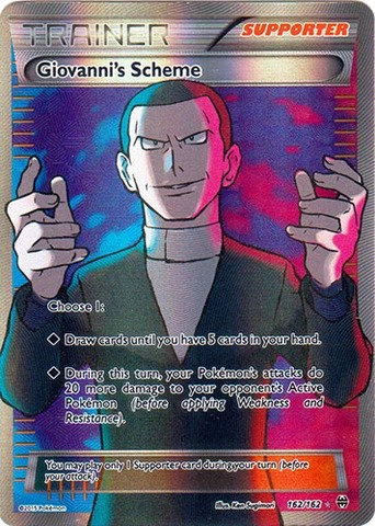 Pokemon USA, Inc. Giovanni's Scheme 162/162 - XY BREAKthrough 1 pcs