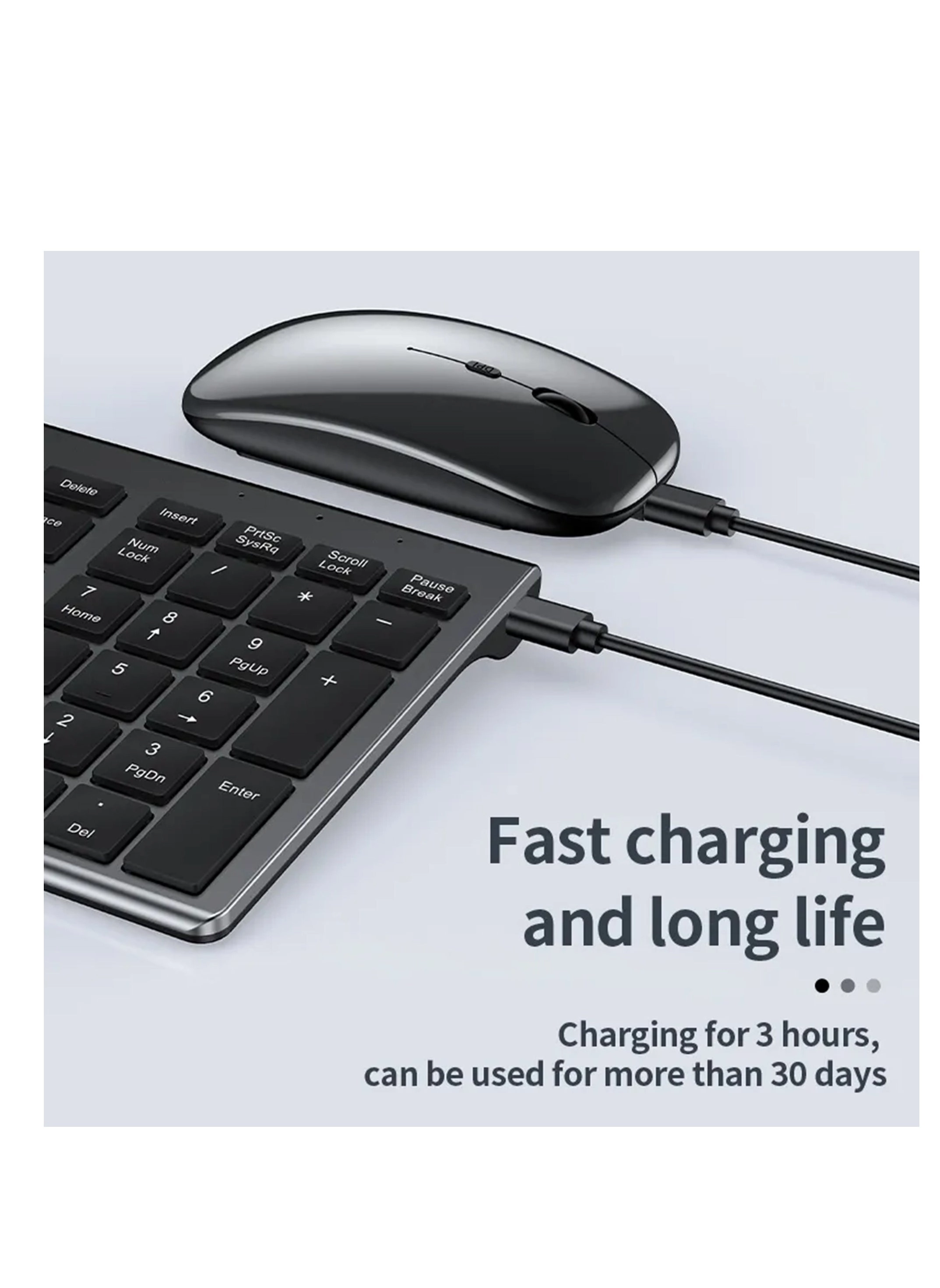 Keyboard + Mouse - EN Wireless