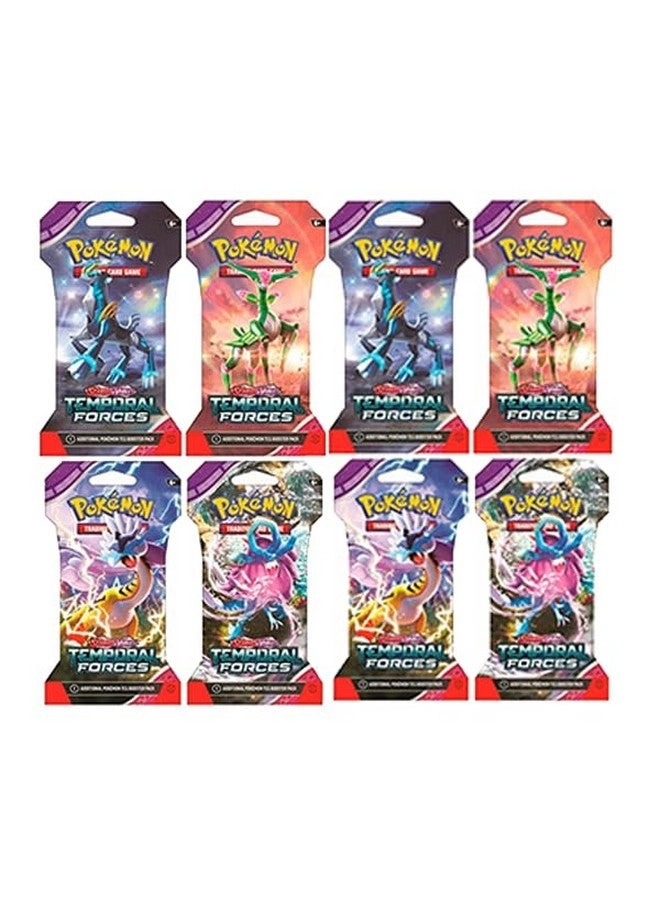 Pokmon Scarlet and Violet Temporal Forces Booster Pack - 8pcs