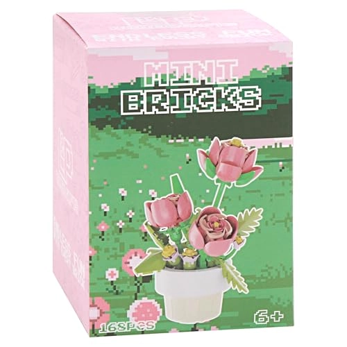 CHRISTMAS MINIBRICKS PINK ROSES