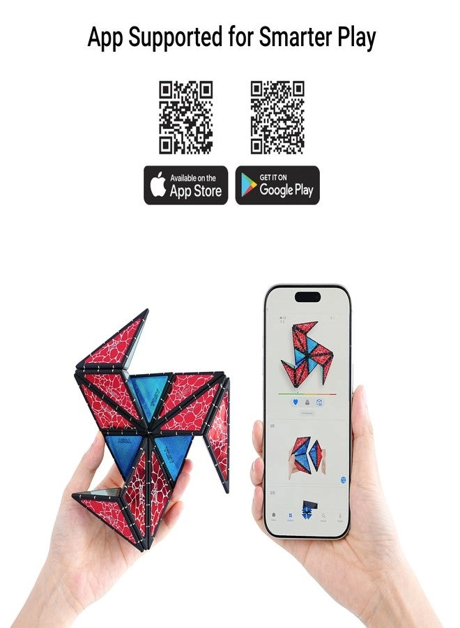 Magnet Pyramid Glow - 6 years+ 12 pieces