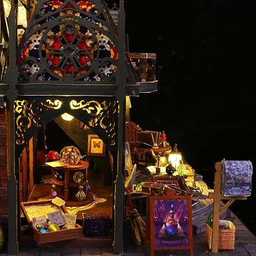 Luna Magic House - LED Lights Paper Plastic Wood